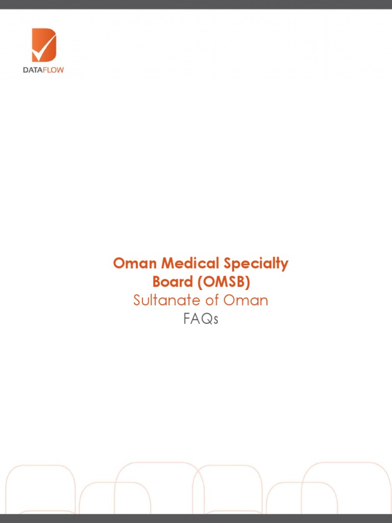 Oman Medical Specialty Board (OMSB) | PDF | Verification And Validation ...