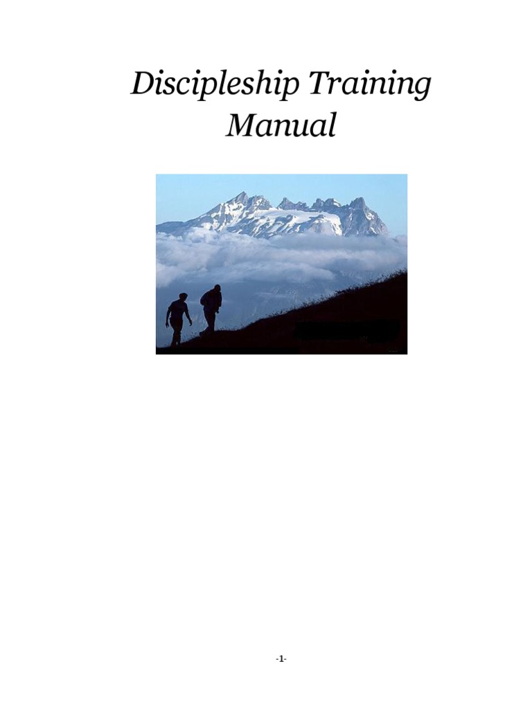 Discipleship Training Manual All | PDF | Disciple (Christianity ...