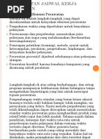 Pert.11 Dan 12 Peningkatan Jadwal Kerja Perawatan