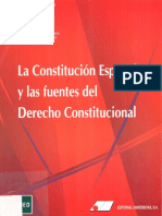 LaConstitucionEspañolaylasFuentes delDerechoConstitucional