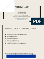 PHRM 246: MR Thabiso Tlaila Department of Pharmacology Discipline of Pharmaceutical Sciences University of Kwazulu-Natal
