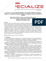 Métodos de Avaliação de Desempenho: Um Estudo em Micro e Pequenas Empresas Varejistas de Roupas Femininas Na Região Central Da Cidade de Goiânia