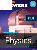 Physics HL - ANSWERS - Chris Hamper - Second Edition - Pearson 2014