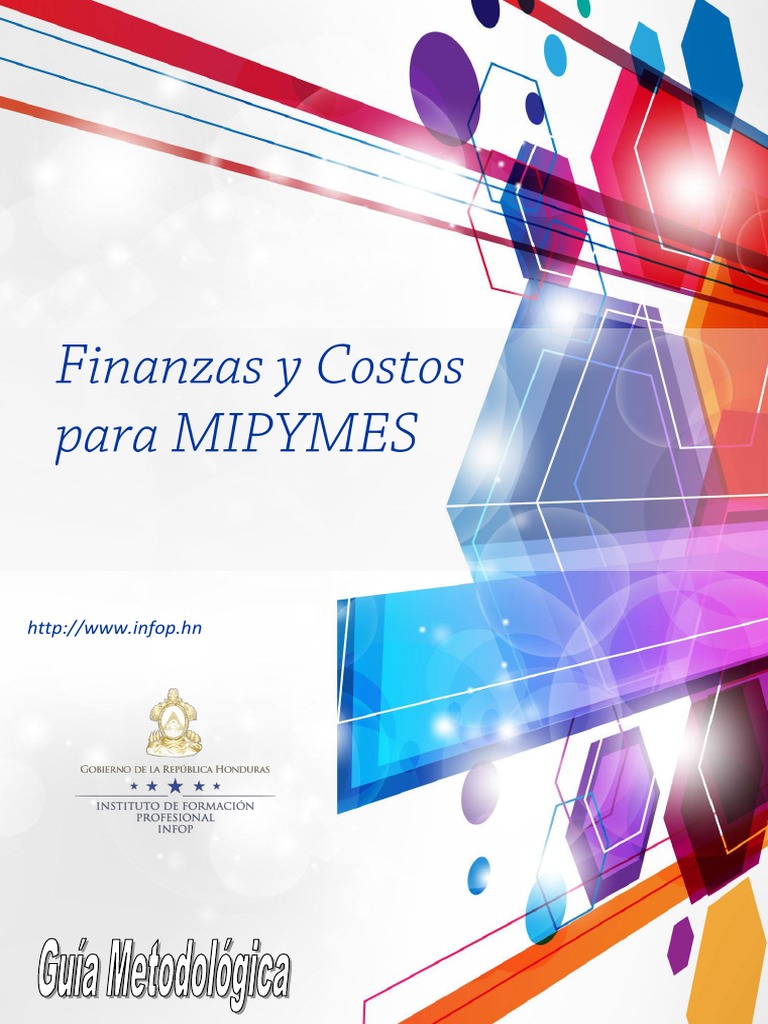 Finanzas y Costos para MIPYMES | PDF | Aprendizaje | Modificación de ...