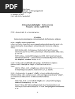 HA704 Antropologia Da Religião 2014 1 João e Sandra