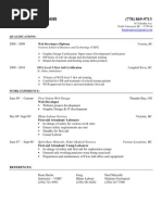 Matthew Bannon Resume 2010