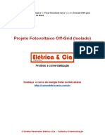 Projeto Fotovoltaico Off-Grid