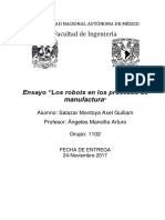 Robots en Los Procesos de Manufactura