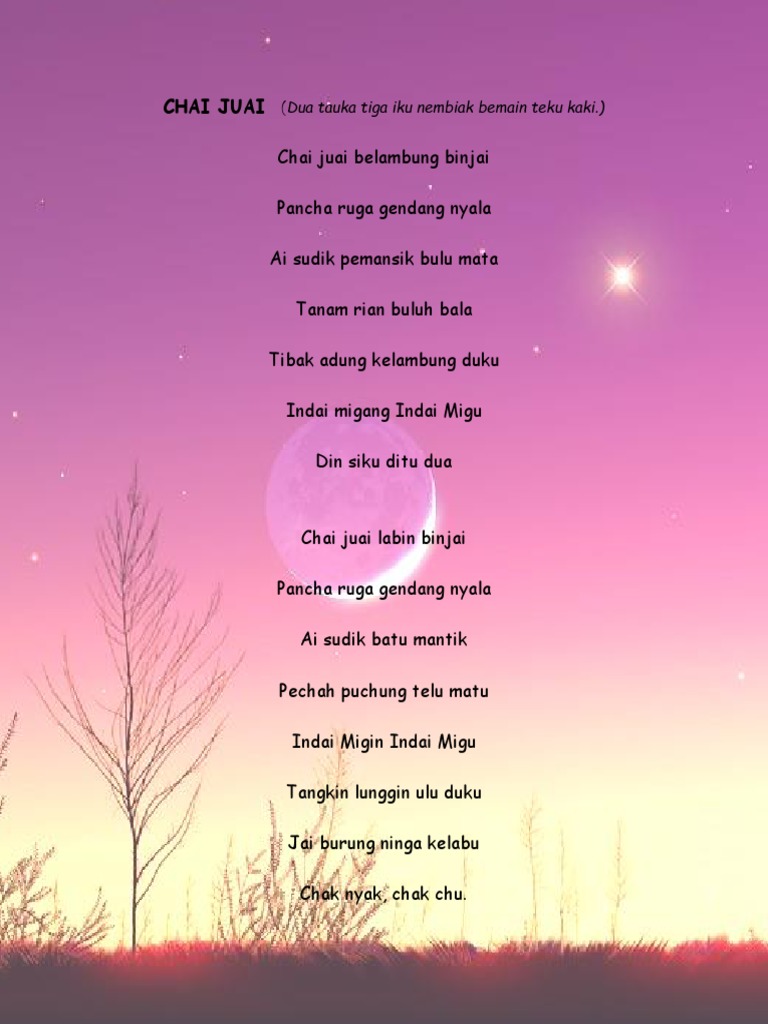 Chai Juai: A Cultural Poem | PDF