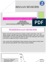 Pemeriksaan Sensoris - Melinda Kusumadewi - 1710221098