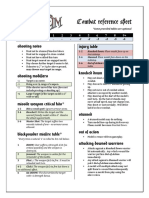 Shooting Notes Injury Table: Attack Strength 1 2 3 4 5 6 7 8 9+