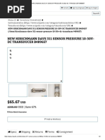 Hirschmann Davs 311 Sensor Pressure 10-30v-Dc Transducer b489657