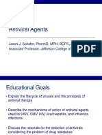 Antiviral Agents: Jason J. Schafer, Pharmd, MPH, BCPS, Aahivp Associate Professor, Jefferson College of Pharmacy