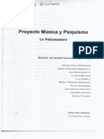 Proyecto Música y Psiquismo - Lo Psicosonoro