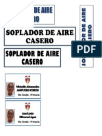 Soplador de Aire Casero