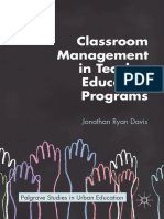 (Palgrave Studies in Urban Education) Jonathan Ryan Davis (Auth.) - Classroom Management in Teacher Education Programs-Palgrave Macmillan (2018) PDF
