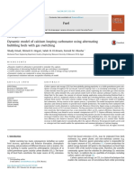 Dynamic Model of Calcium Looping Carbonator Using Alternating Bubbling Beds With Gas Switching