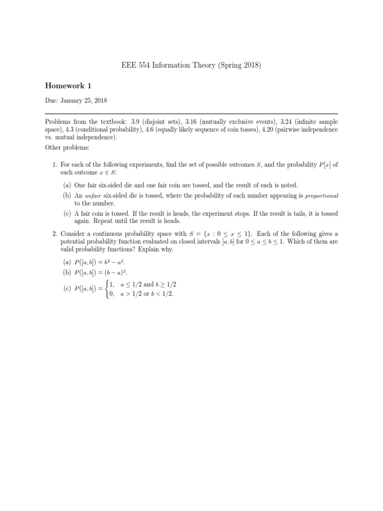 Homework 1 | PDF