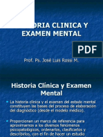 Historia Clinica Y Examen Mental