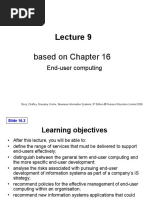 Download Lecture 9 -- End User Computing by Mohammad Nahid Ahmed SN38709295 doc pdf
