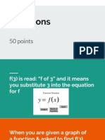 Functions: 50 Points