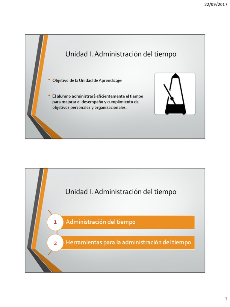 3 Herramientas para La Administración Del Tiempo | PDF | Psiquiatría ...