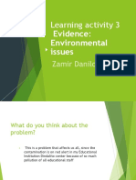 Learning Activity 3: Evidence: Environmental Issues