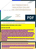 Sejarah Tingkatan 5 Bab 9 - Malaysia Dalam Kerjasama Antarabangsa