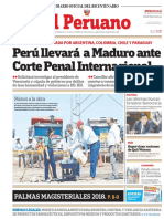 Perú Llevará A Maduro Ante Corte Penal Internacional: Palmas Magisteriales 2018