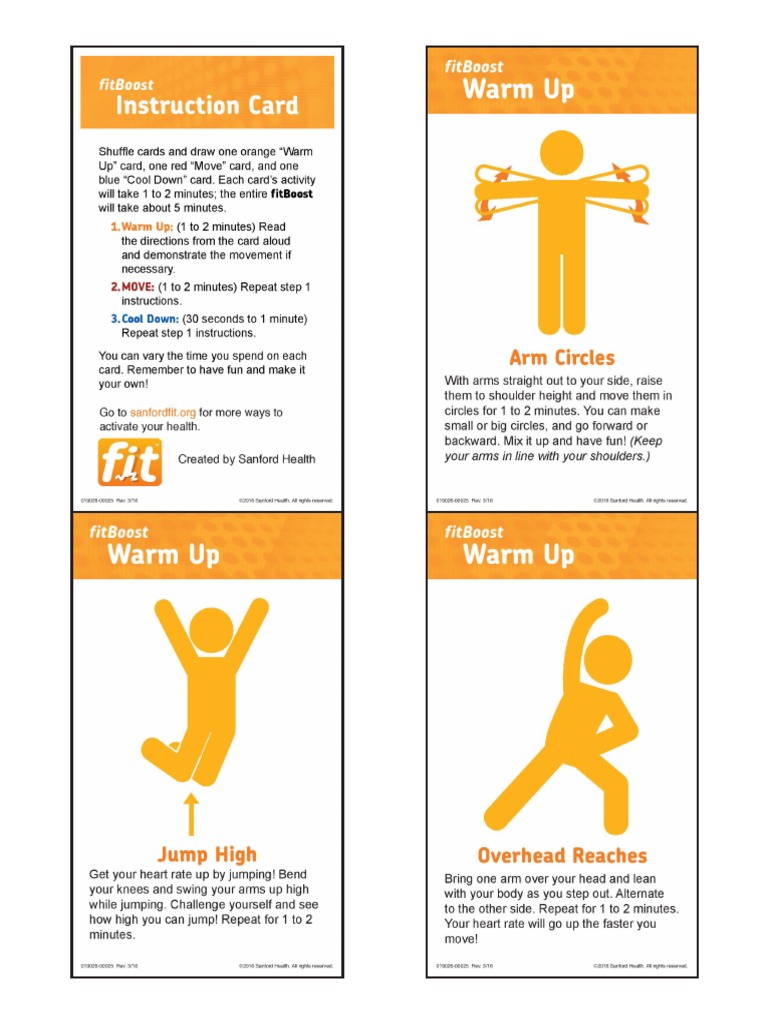 FitBoost Cards | PDF