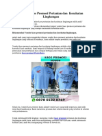 Vendor Kaos Promosi Pertanian Dan Kesahatan Lingkungan PDF