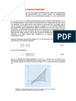 Método de La Falsa Posición