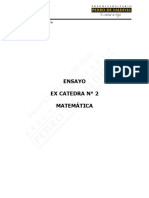 7458-Ensayo Ex - Ca-Tedra #2 Matemática 2016 PDF