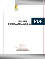 Proposal Pekerjaan Jalan Matos PDF