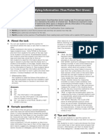 Analyze True/False/Not Given reading tasks