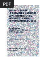 Estudios sobre la Asamblea Nacional Constituyente y su Inconstitucional Convocatoria en 2017 (Allan Brewer Carias y Otros)