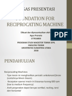 Foundation Reciprocating Machine