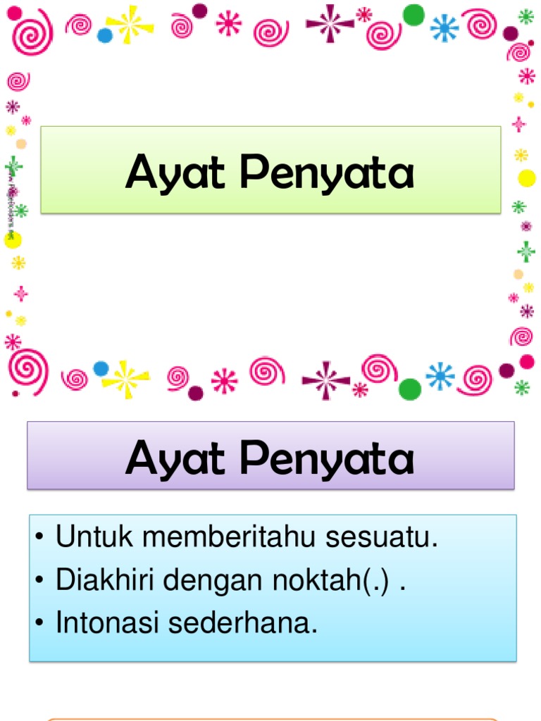 Ayat Penyata