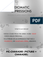 Idiomatic Expressions English 8