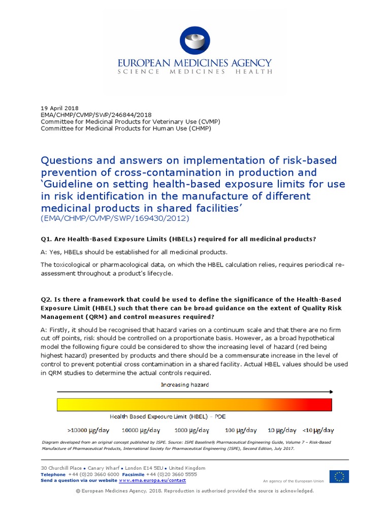 HBEL Guideline | PDF | Risk Management | Risk