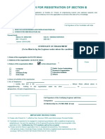 Application For Registration of Section B