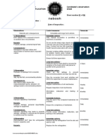 Gc3 - The Health and Candidate's Observation Safety Practical Application Sheet