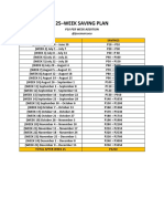 25-Week Saving Plan: P10 Per Week Addition @josemarcooo