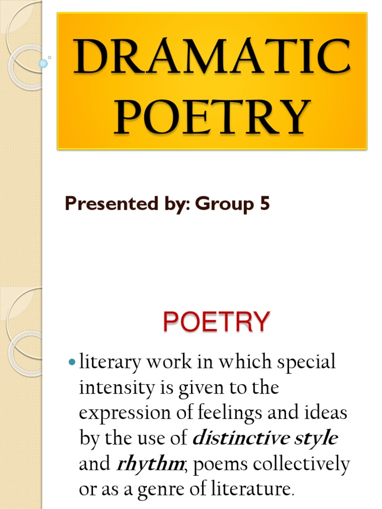 essay on dramatic poesy slideshare