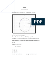 Module Question Conic Section