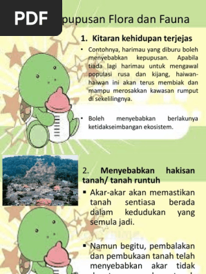 Kesan Kepupusan Flora Dan Fauna Pdf