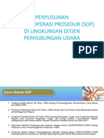 Penyusunan Standar Operasi Prosedur (Sop) Di Lingkungan Ditjen Perhubungan Udara