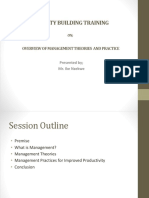 Overview of Management Theories and Practices
