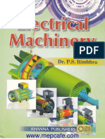 Electrical Machinery by Dr. P S Bimbhra PDF