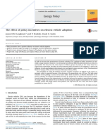 The Effect of Policy Incentives On Electric Vehicle Adopti 2016 Energy Polic